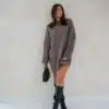 Kae Knitted Dress Taupe
