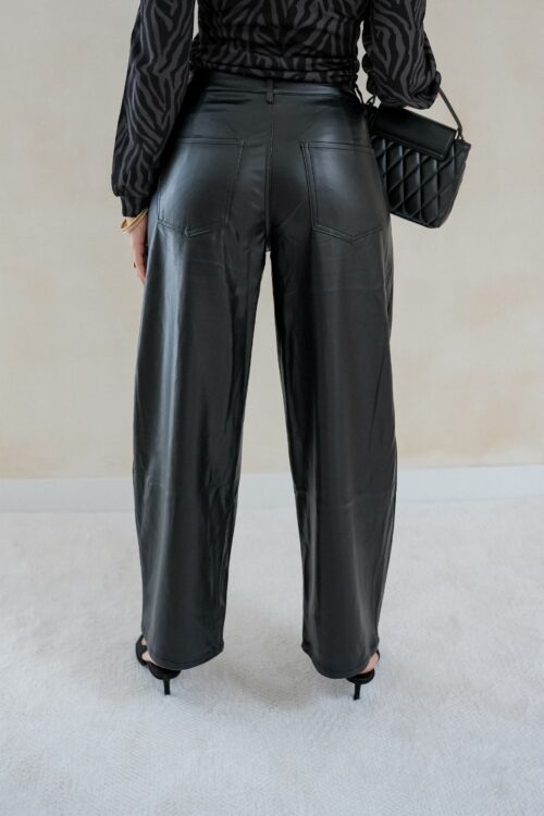 Alternative view of Roos Baggy Leather Pants Black T383
