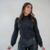 Lofty Manner Top Maren Grey Zebra