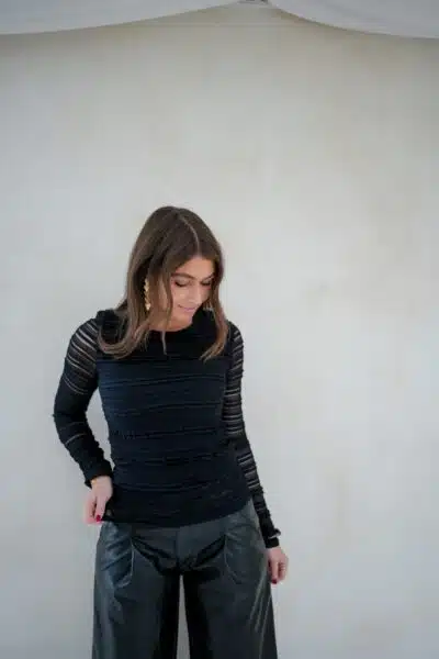 Lofty Manner Top Alva Black - Afbeelding 3
