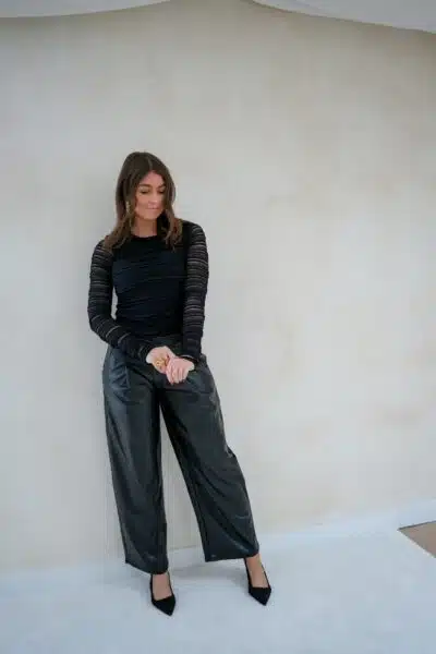 Lofty Manner Top Alva Black - Afbeelding 5