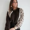Lola Leopard Sweater Brown