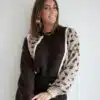 Lola Leopard Sweater Brown