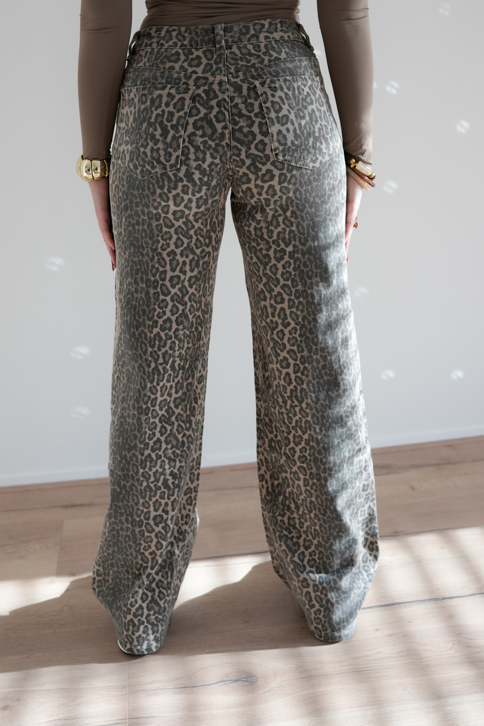 Leopard Jeans Dad Fit 6265 - Afbeelding 2