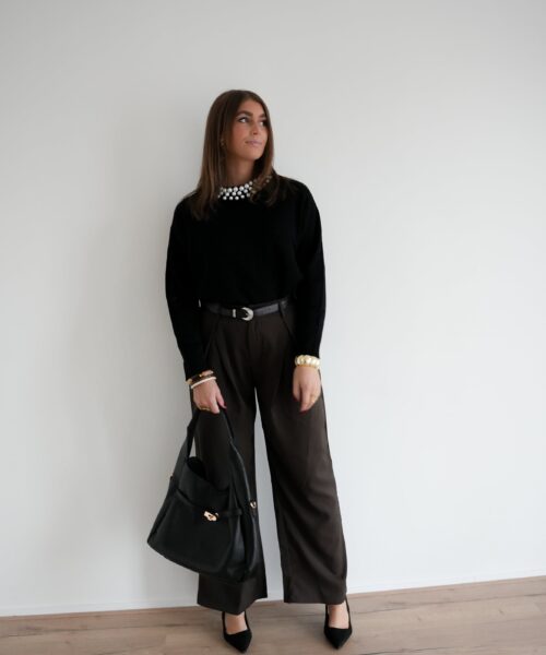 Cita Pantalon Dark Brown ^