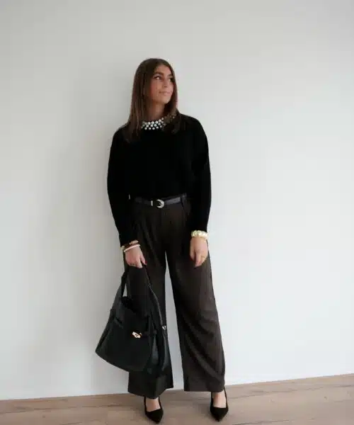 Cita Pantalon Dark Brown ^