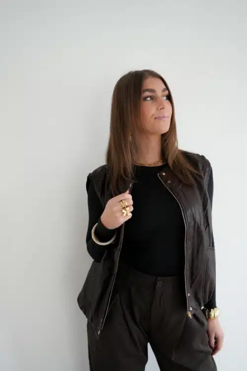 Georgia Gilet Brown