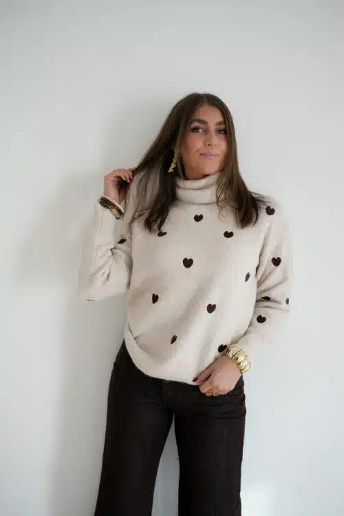 Alternative view of Toby Heart Sweater Beige Brown ^