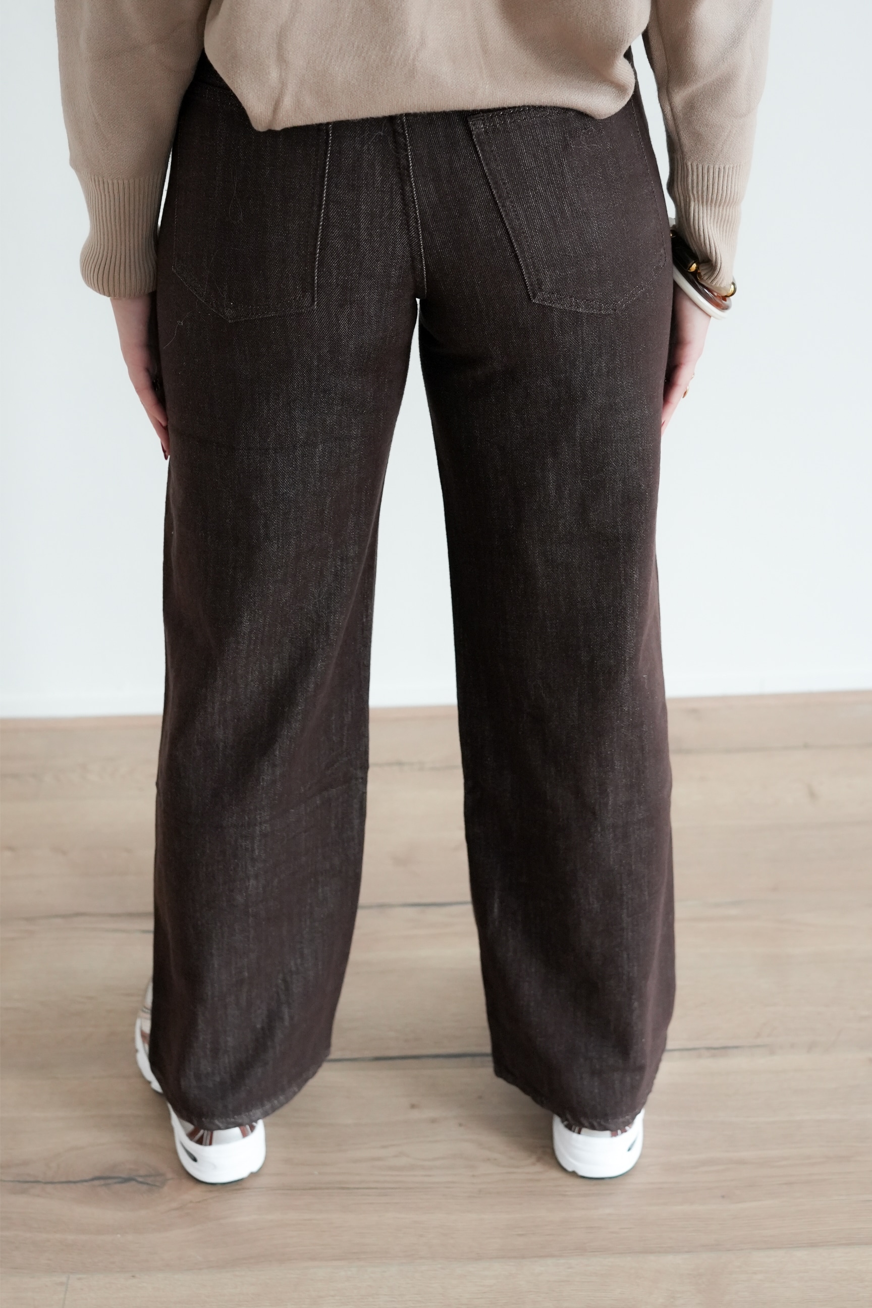 Suze Straight Jeans Brown 9128 - Afbeelding 2