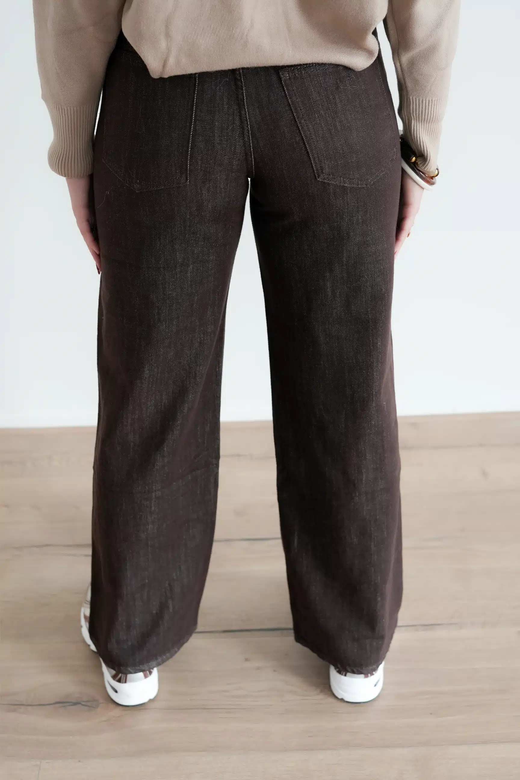 Suze Straight Jeans Brown 9128 - Afbeelding 2