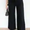 Noemi Wide Leg Jeans Black 3203