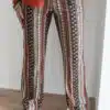 Mi Piace Travel Pants Boho Print Espresso >