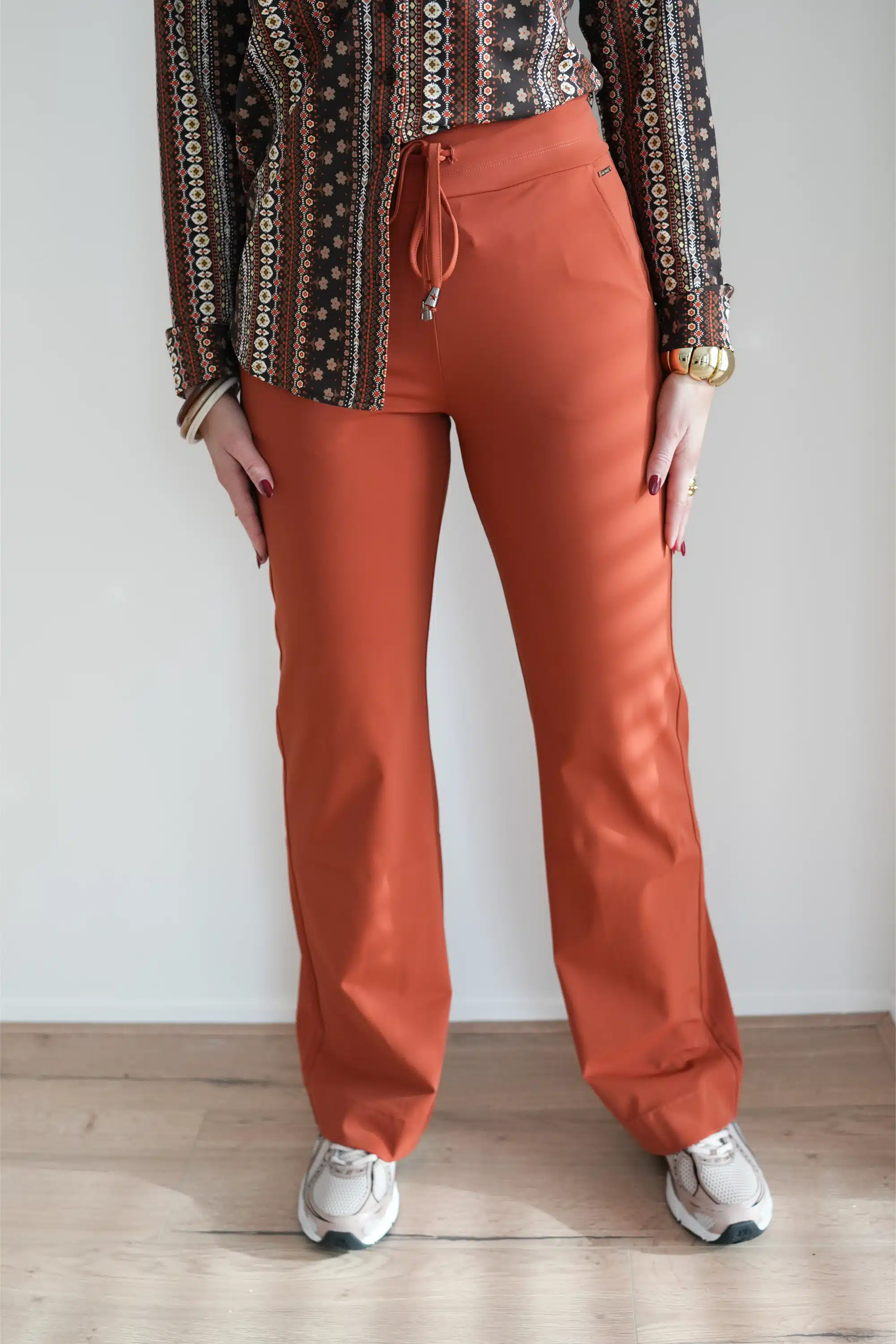 Mi Piace Travel Straight Pants Rust > - Afbeelding 2