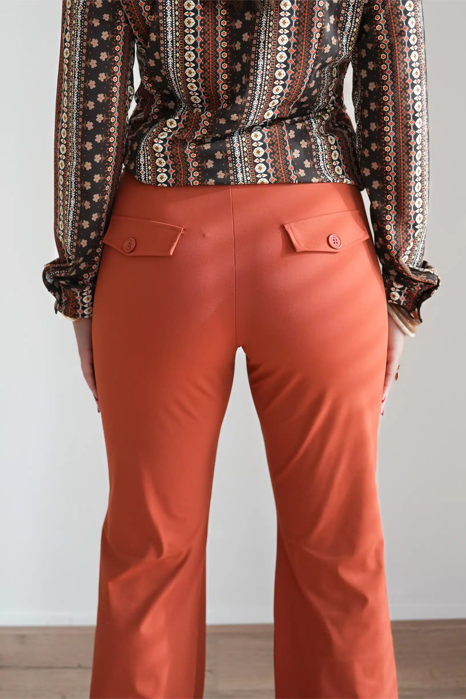 Mi Piace Travel Straight Pants Rust > - Afbeelding 6