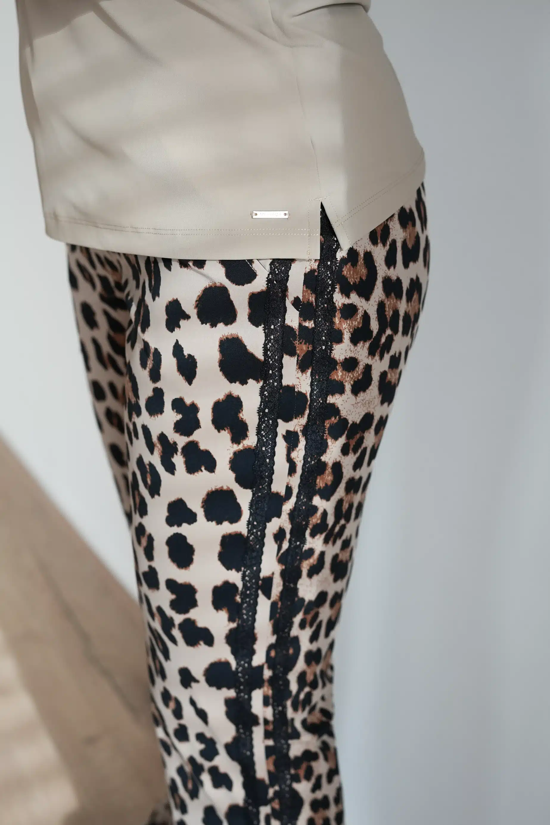 Mi Piace Trouser Straight Leopard - Afbeelding 3
