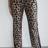 Mi Piace Trouser Straight Leopard
