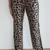 Mi Piace Trouser Straight Leopard