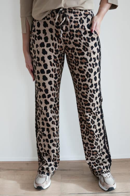 Mi Piace Trouser Straight Leopard