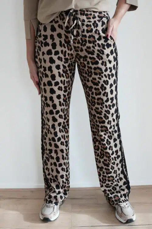 Mi Piace Trouser Straight Leopard