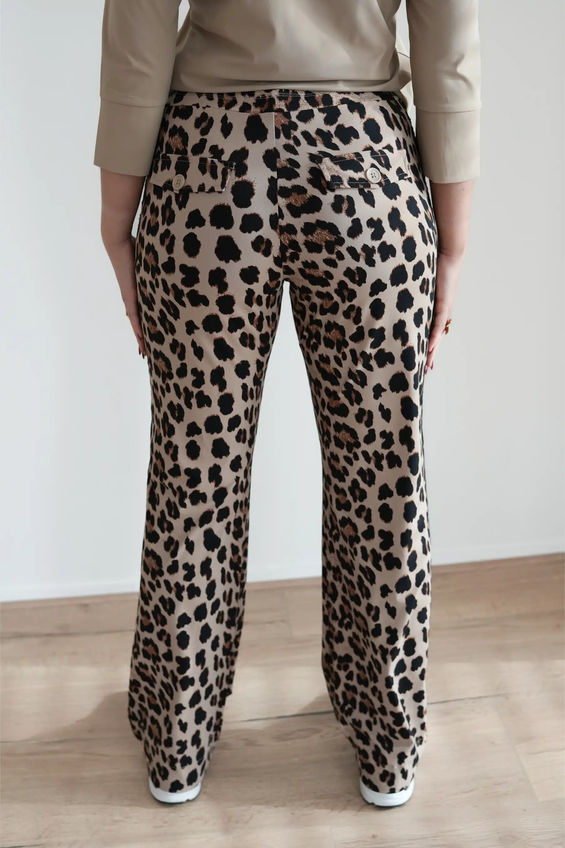 Mi Piace Trouser Straight Leopard - Afbeelding 5