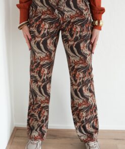 Mi Piace Travel Straight Pants Swirl Rust >