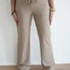 Mi Piace Trouser Straight Bonded Latte