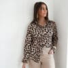 Mi Piace Blouse Leopard Print