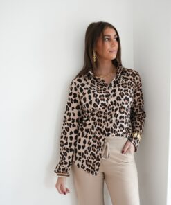 Mi Piace Blouse Leopard Print