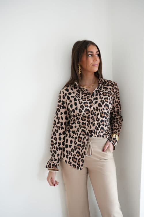 Mi Piace Blouse Leopard Print