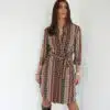 Mi Piace Travel Dress Boho Print