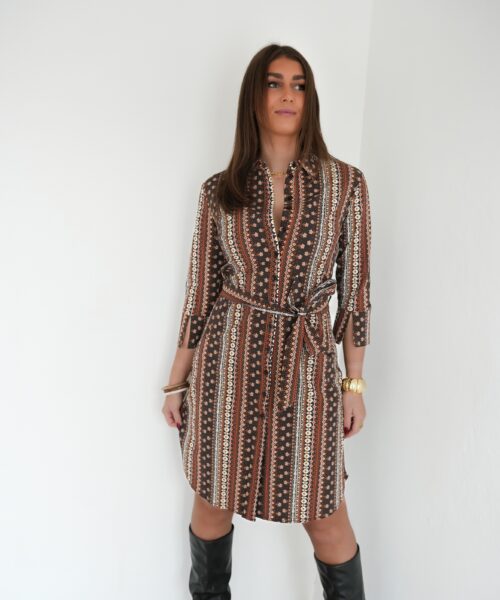 Mi Piace Travel Dress Boho Print