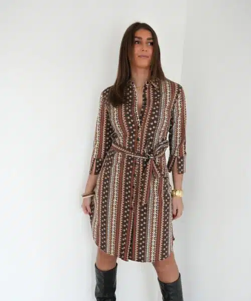 Mi Piace Travel Dress Boho Print