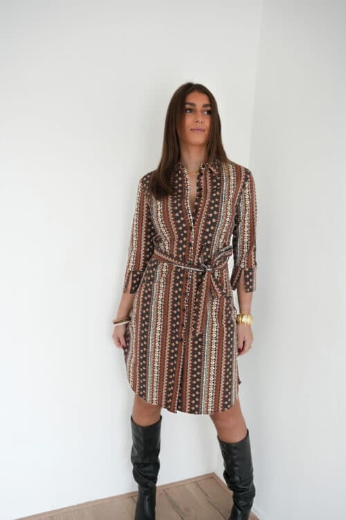 Mi Piace Travel Dress Boho Print