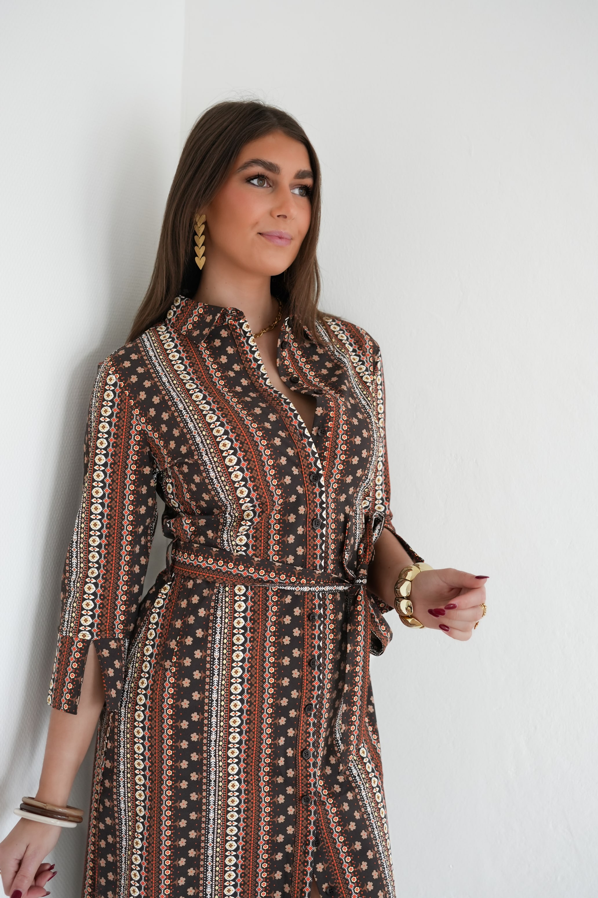 Mi Piace Travel Dress Boho Print - Afbeelding 3