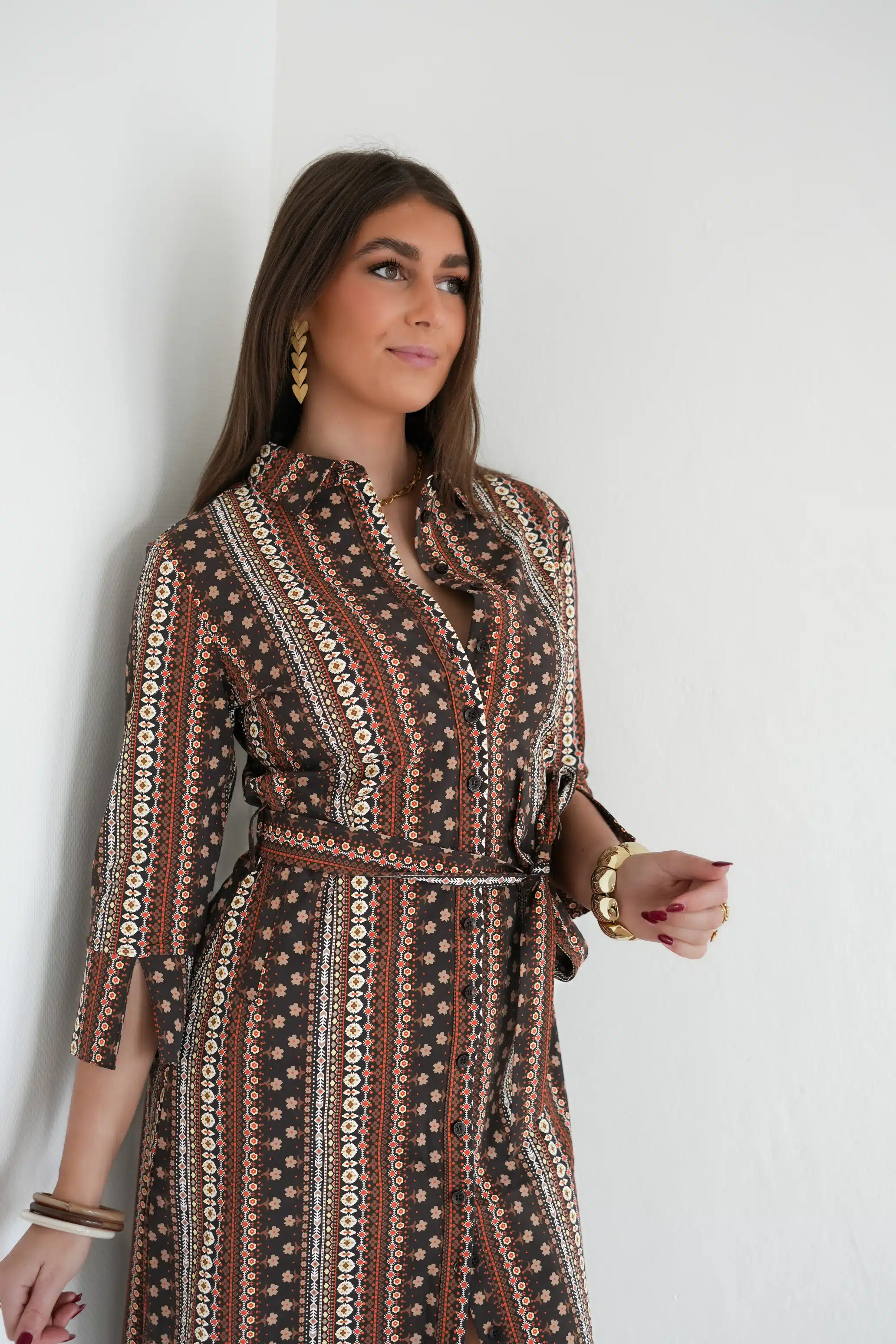 Mi Piace Travel Dress Boho Print - Afbeelding 3