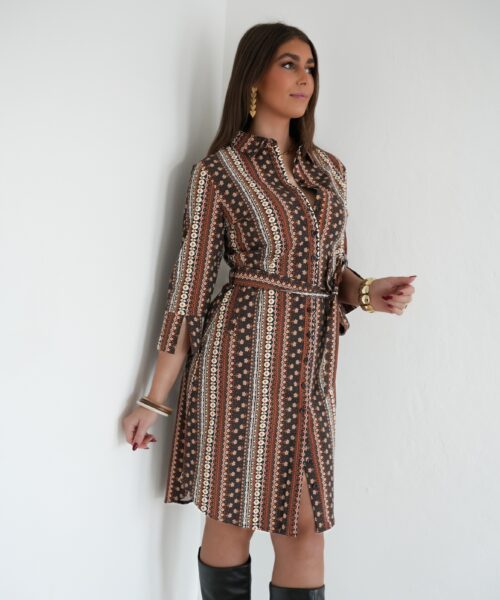 Alternative view of Mi Piace Travel Dress Boho Print