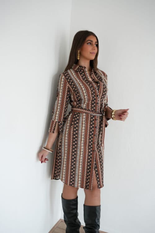 Alternative view of Mi Piace Travel Dress Boho Print