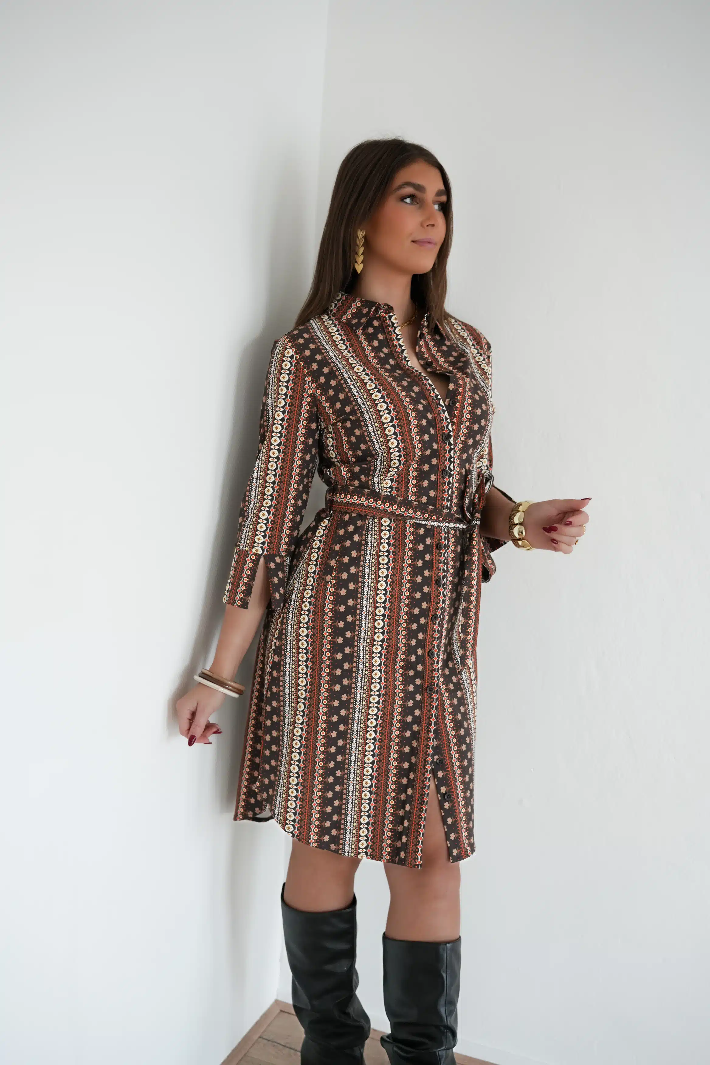 Mi Piace Travel Dress Boho Print - Afbeelding 2