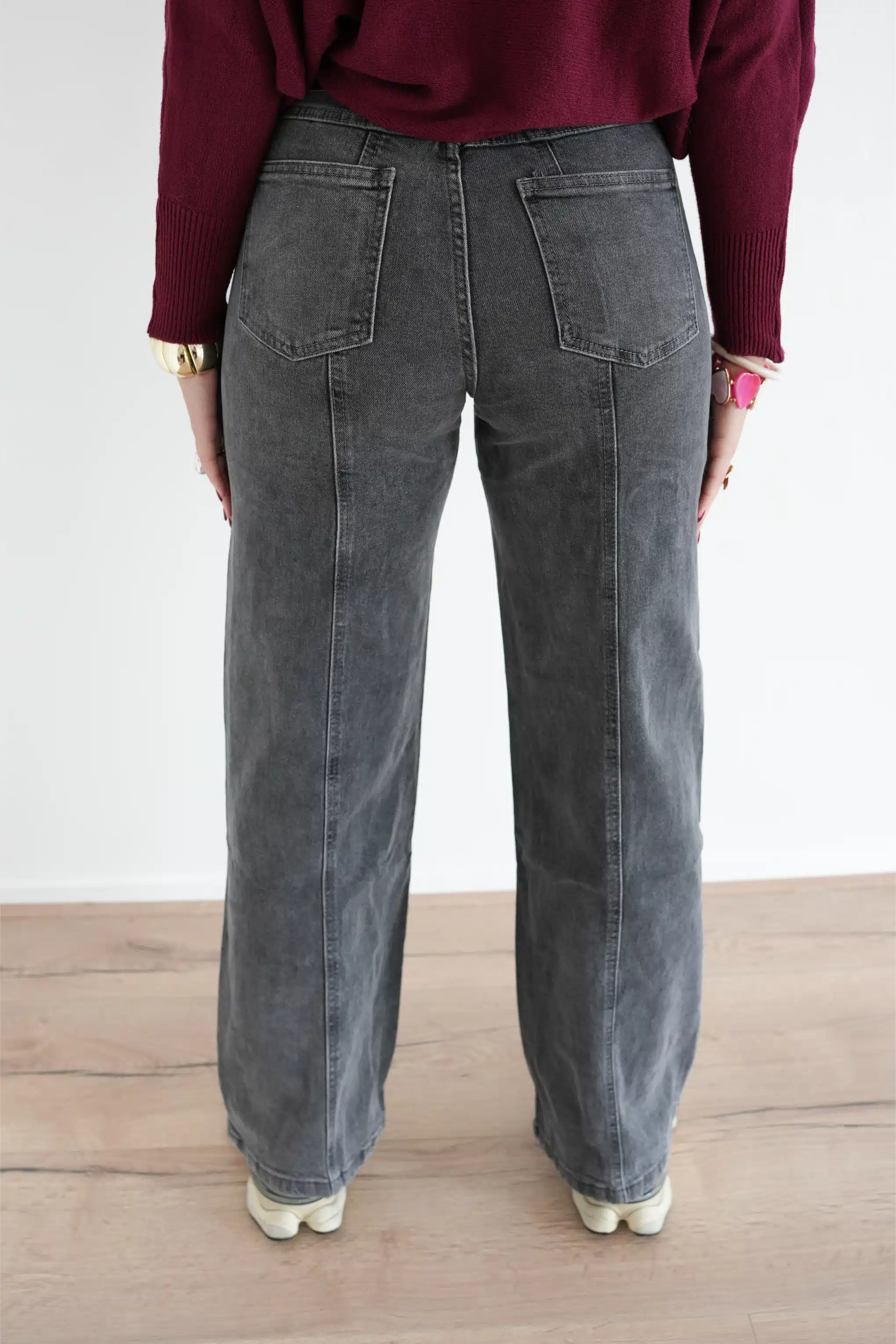 Gigi Jeans Grey Dad Fit 6019-2 - Afbeelding 2