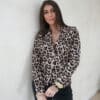 Mi Piace Leopard Blazer