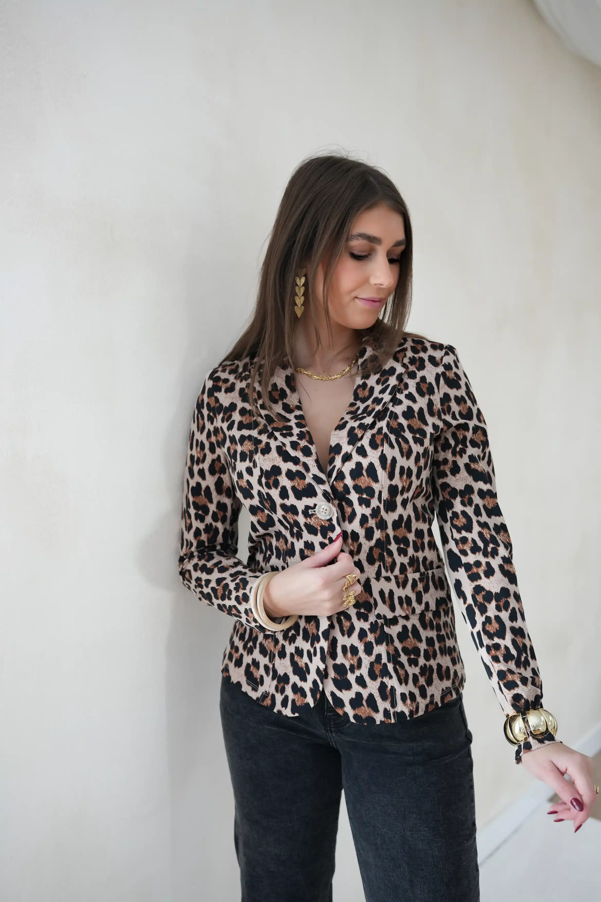 Mi Piace Leopard Blazer - Afbeelding 3