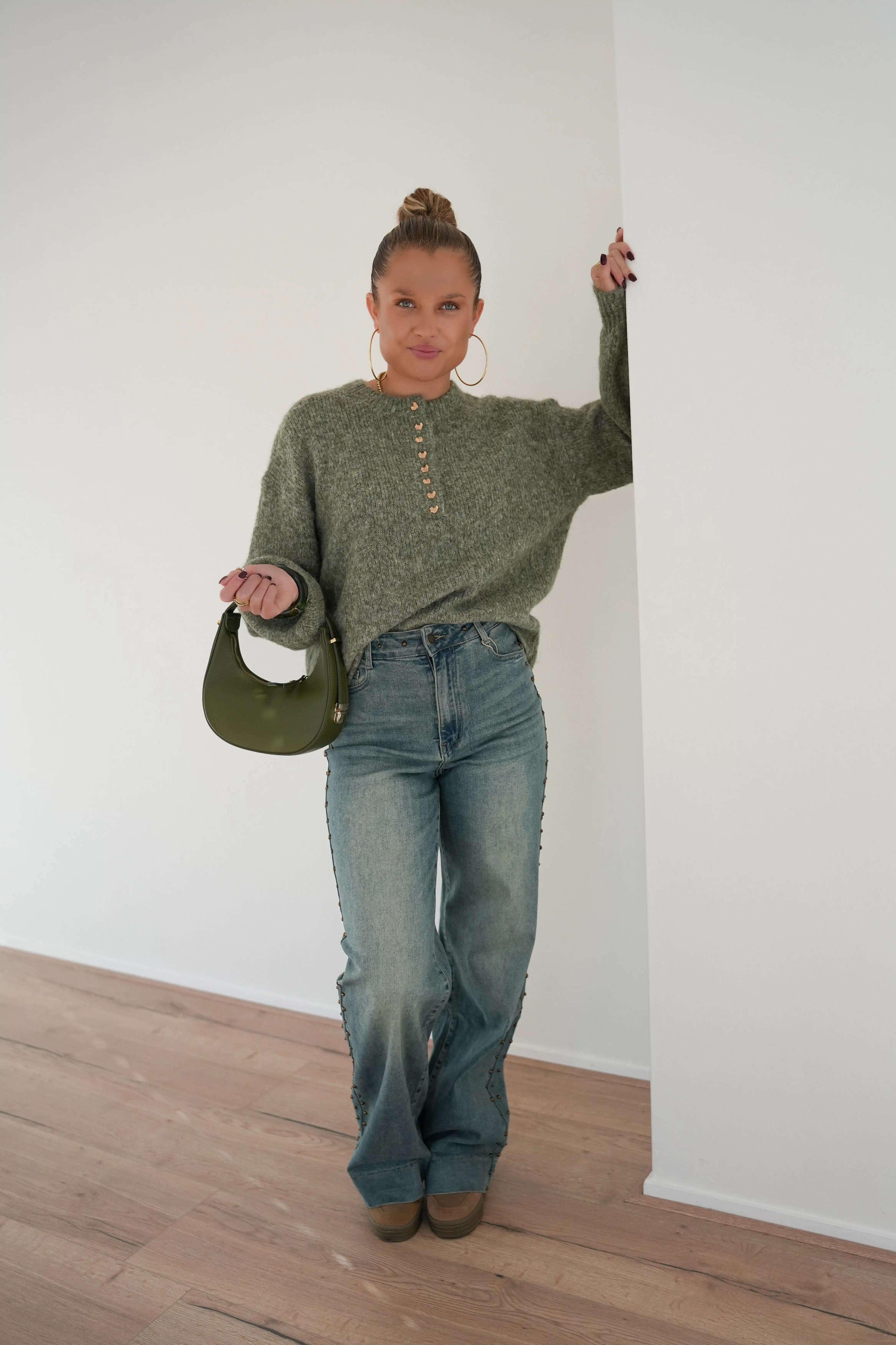 Lio Studs Jeans 3329 - Afbeelding 4