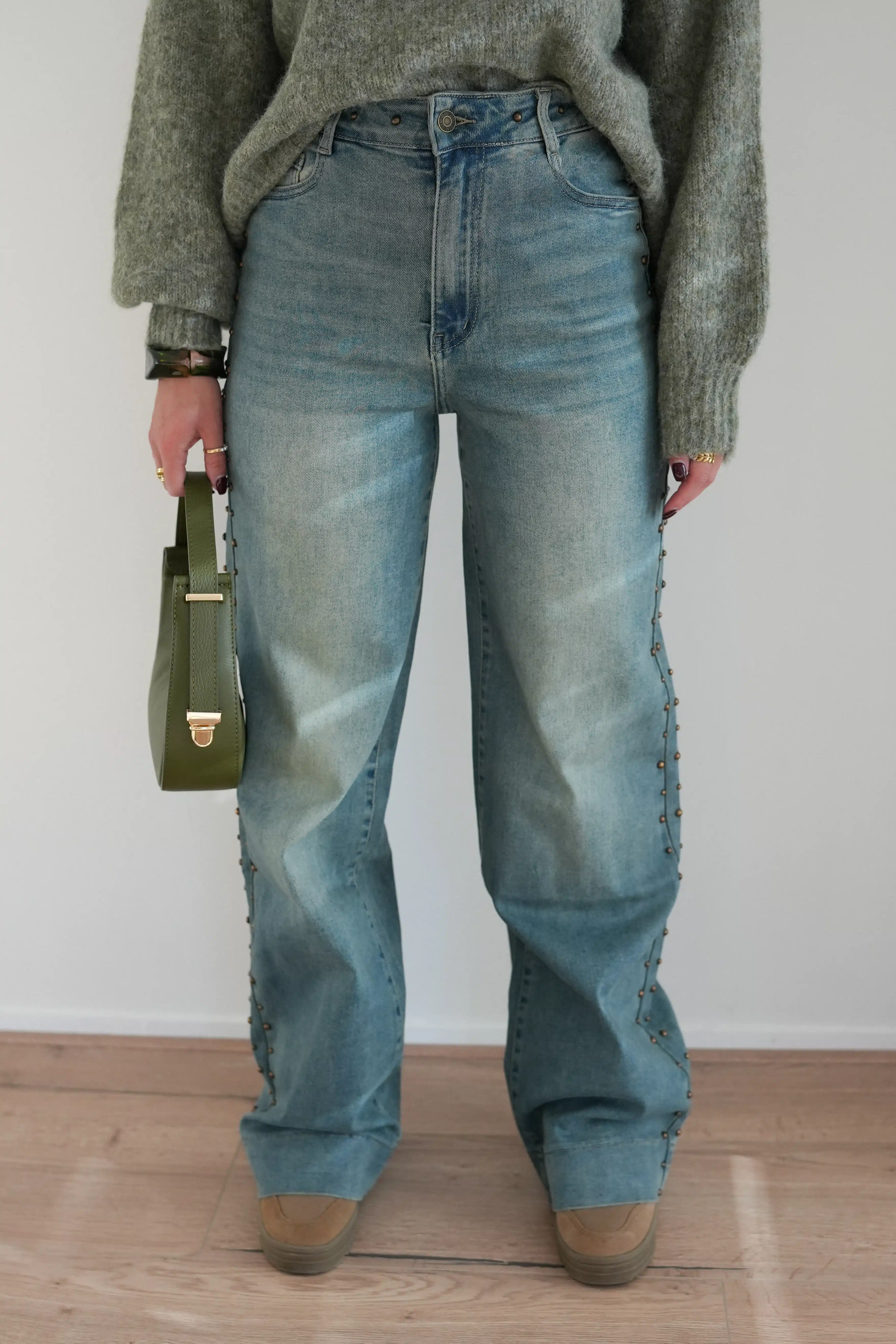 Lio Studs Jeans 3329 - Afbeelding 2