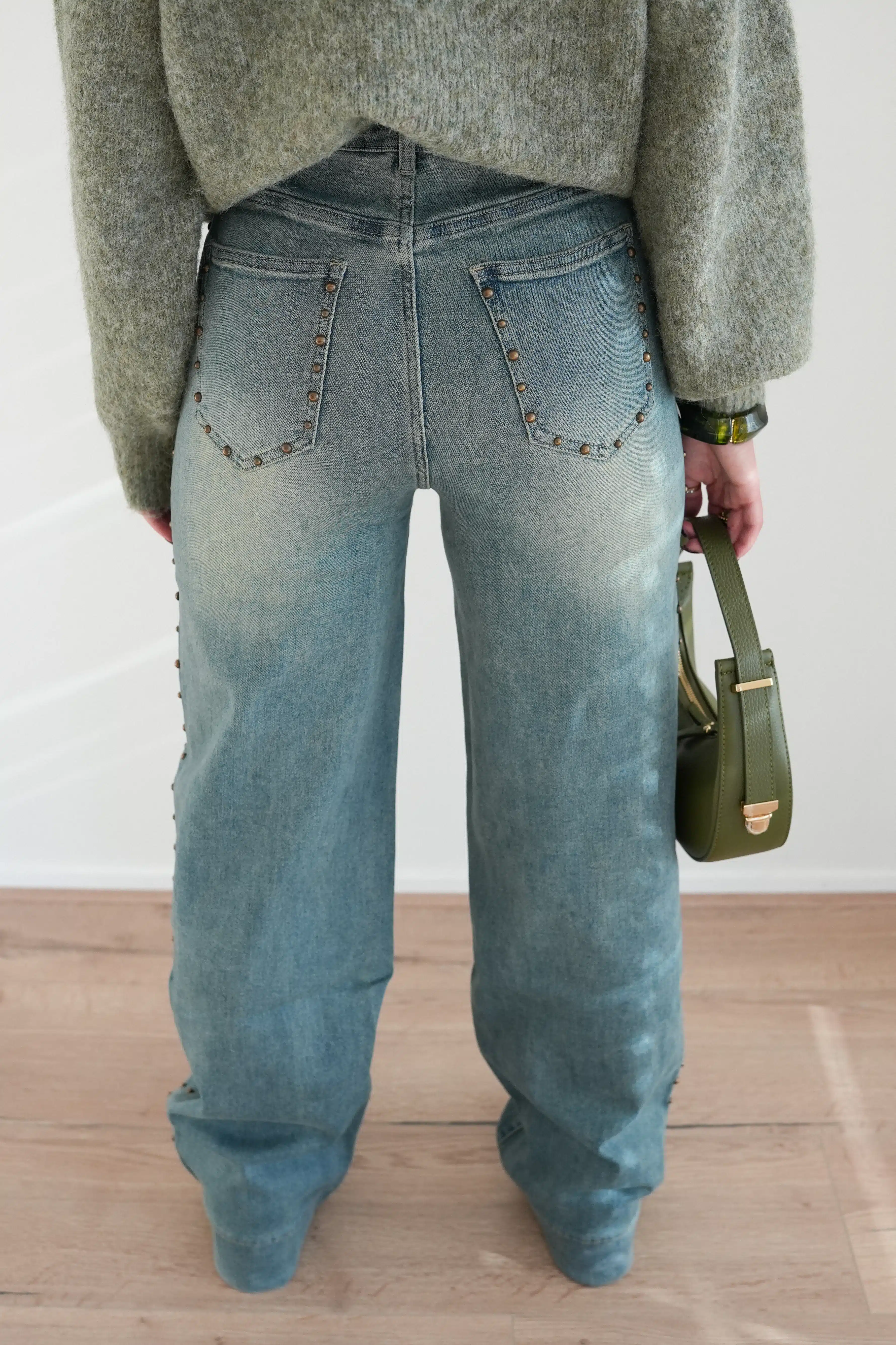 Lio Studs Jeans 3329 - Afbeelding 3