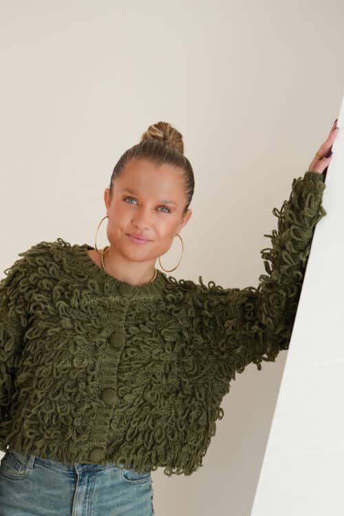 Kyra Cardigan Khaki |