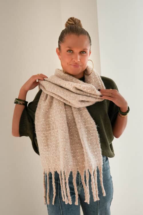 Jennie Scarf Beige