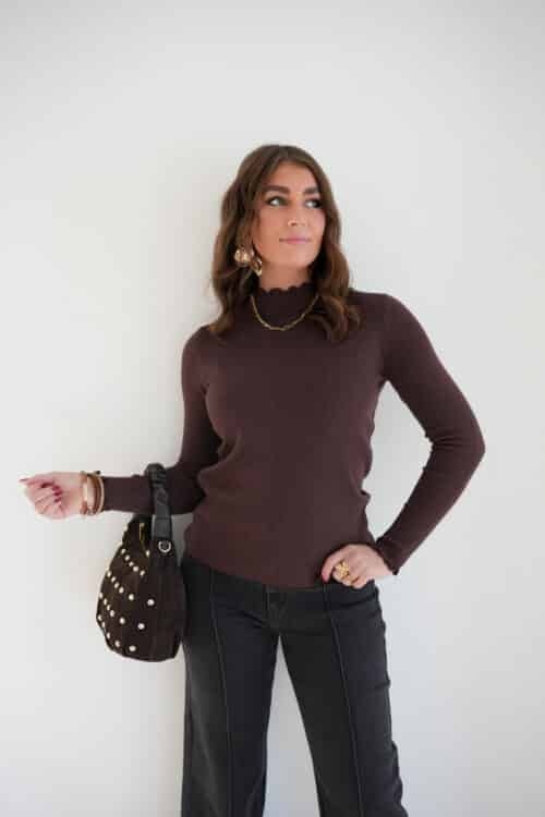 Alternative view of Jolie Sweater Brown .