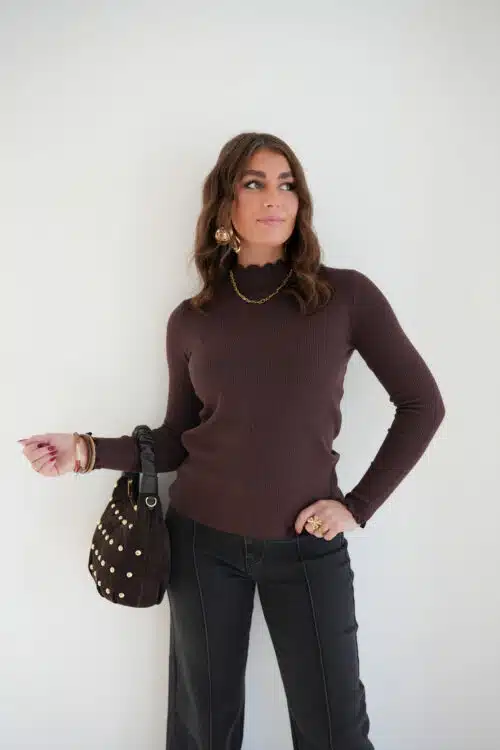 Alternative view of Jolie Sweater Brown .