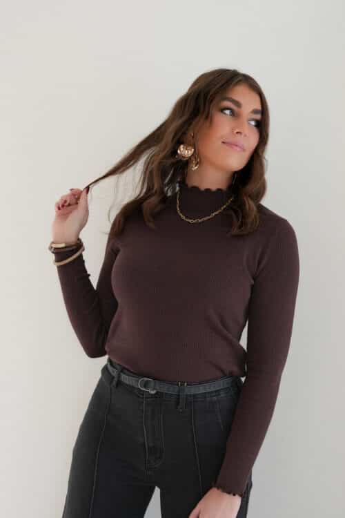 Jolie Sweater Brown .