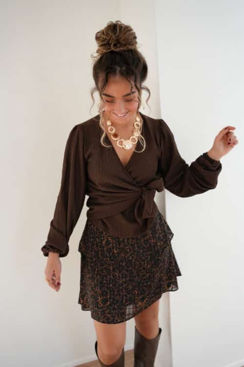Lofty Manner Top Minna Brown